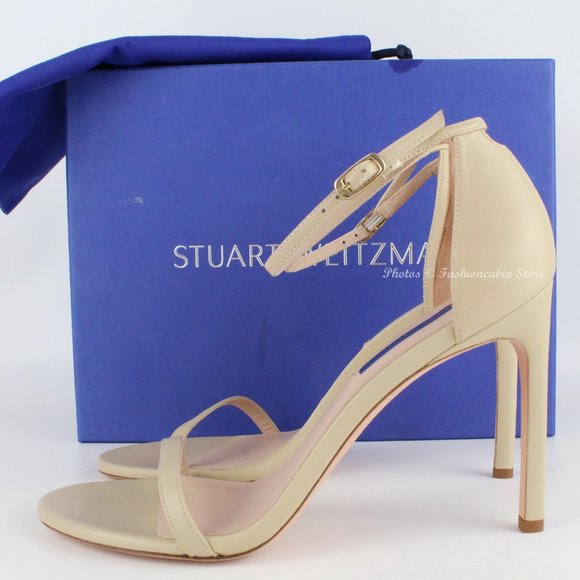 New Stuart Weitzman Nudistsong Ankle Strap Sandals - Office to Cocktail - Picture 1 of 16